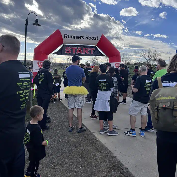 Mighty pine employees at 5k run