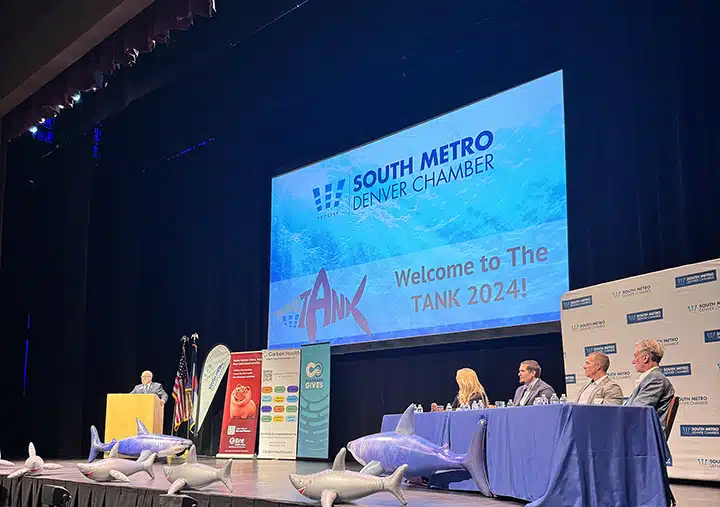 Judd Robertson speaking at The Tank Event